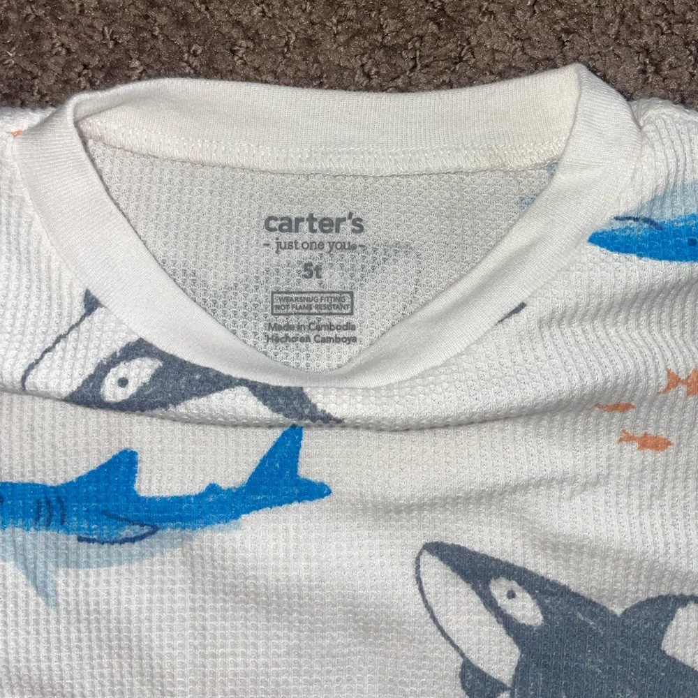 Shark & Whale Pjs - Picture 4 of 5